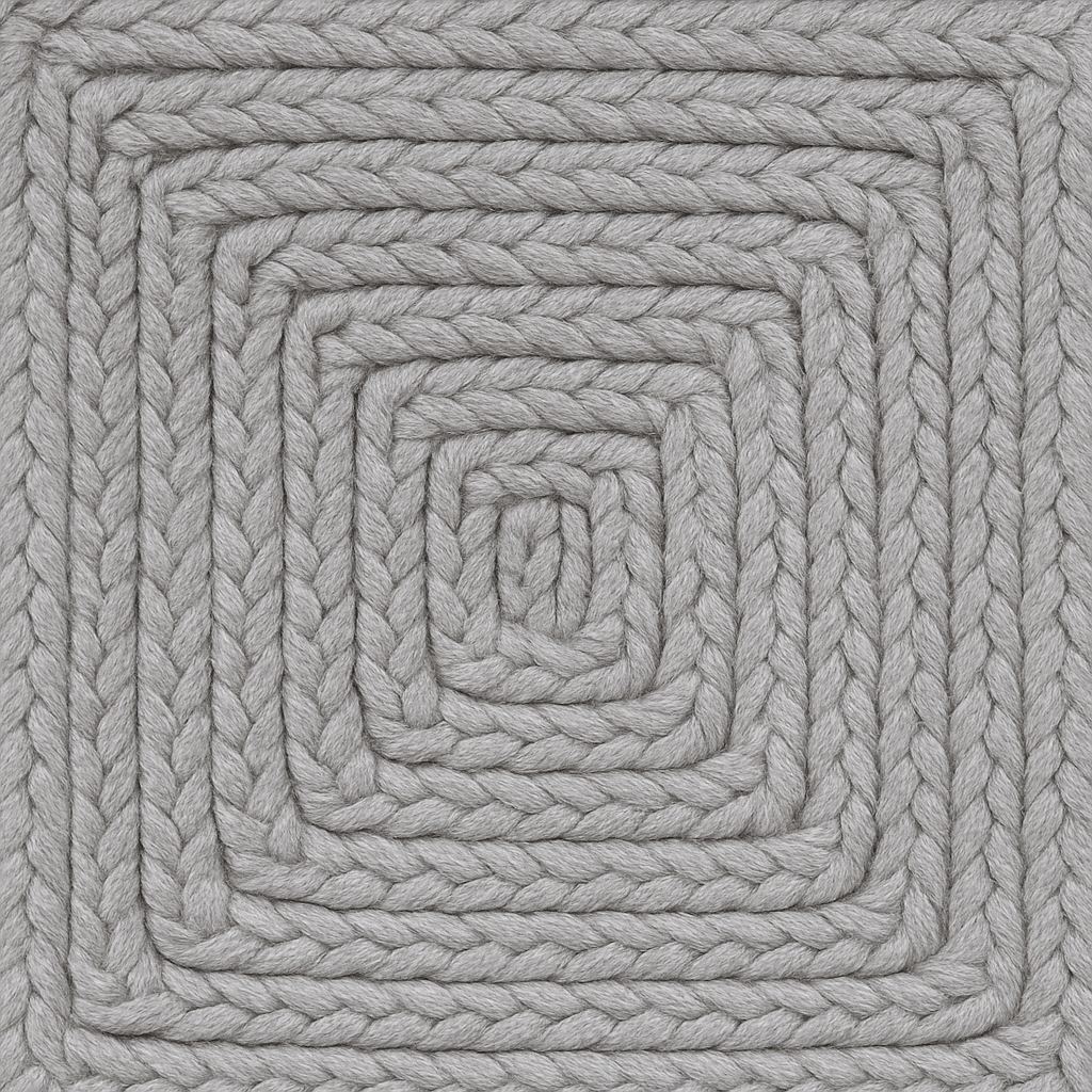 Detalle de alfombra TA Original Gris de fibra sintética resistente al UV