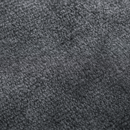 Detalle de alfombra TA Vintage Charcoal con acabado aterciopelado