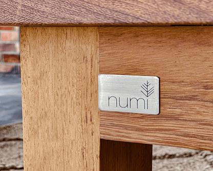 Detalle del diseño y material del mesa de centro Mesa de Centro Anhela Terraza NUMI